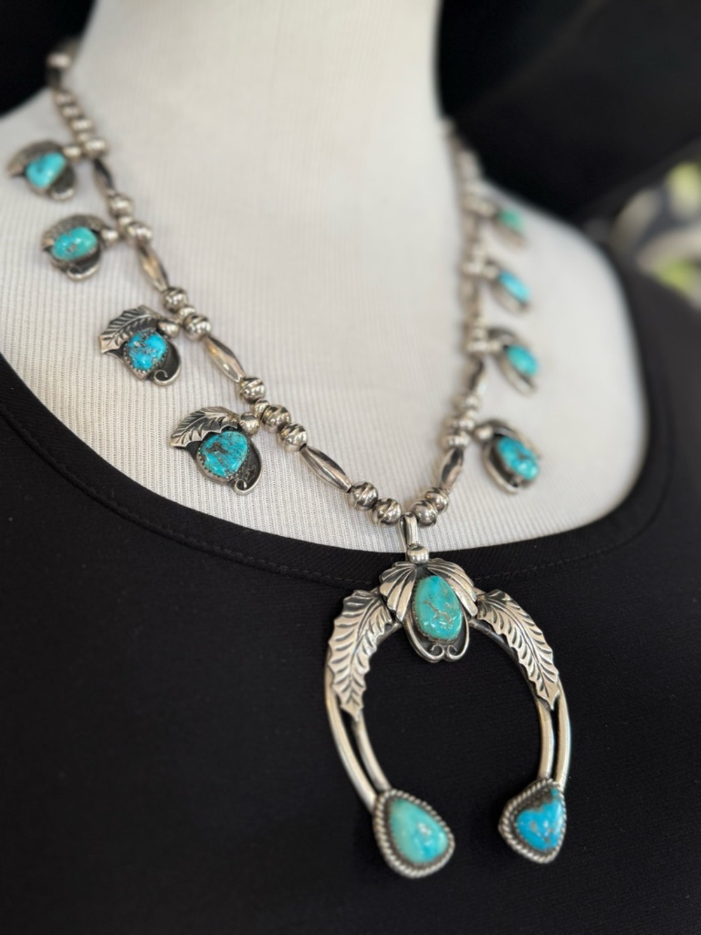 Stunning Navajo Squash Blossom